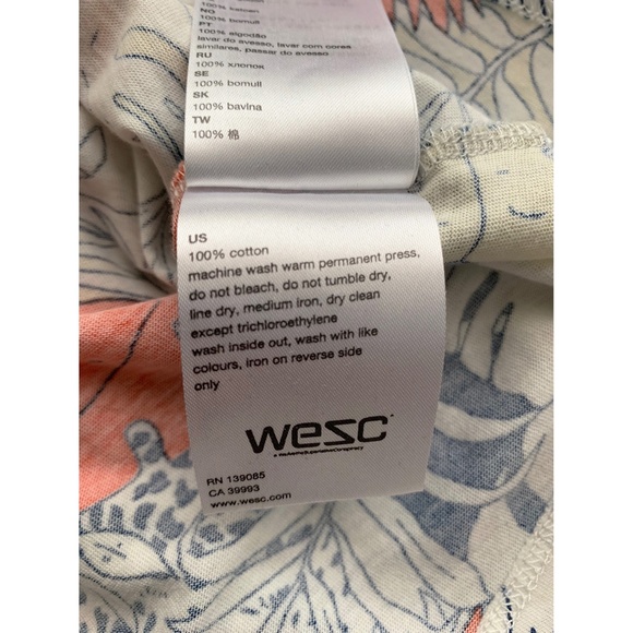 WESC | Tropical Print Racerback Tank Top - Picture 8 of 8